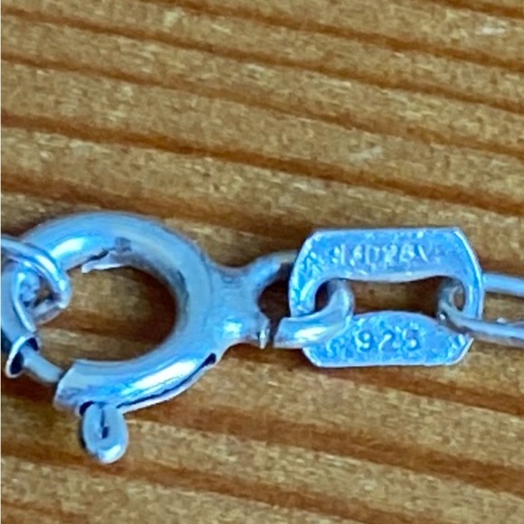 Stamped Quote 925 Silver Bar Necklace - Picture 9 of 10